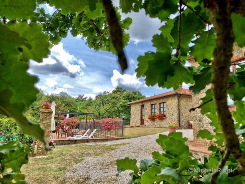 Agriturismo La Quercia Boccheggiano Bagian luar foto